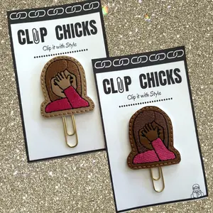 Face-Palm Novelty Paper Clip, Fun Bookmark, Planner Clip, Journal Accessories, Paper Organizer, Whimsical Gift for Readers and Writers, Unique Gifts under $5.