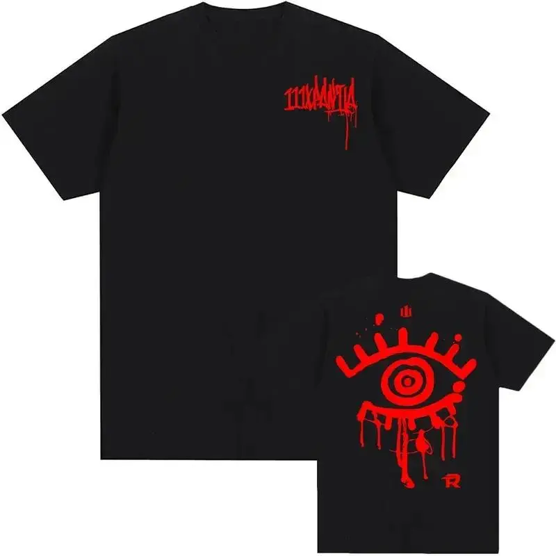 2025 Album 111XPANTIA Fuerza Regida T-shirt Grunge Hip Hop Unisex Streetwear Casual Short Sleeve Tshirts Men Women Tees' casual comfortable short sleeve Top Womenswear streetwear graphic tee men's graphic tees