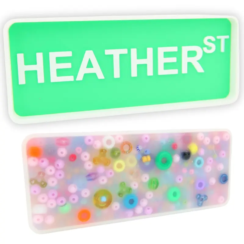 PERSONALIZED Street name - Picky Party Pad and Tray - Satisfy Your Urge to Pick, Pop and Peel Stress-Free! Anxiety Relief Squishy Maker
