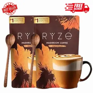 2-Pack Organic RYSE Mushroom Coffee – 30 Servings Per Pack –