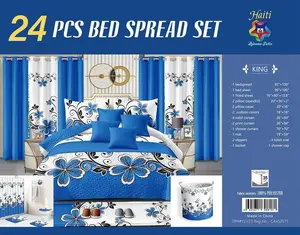 bedspread 24 pcs king size
