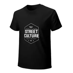 Men's Premium 180gsm Cotton Street Culture Urban Heavyweight Short Sleeve Round Neck T-Shirt - Custom Elastic Soft Breathable Fabric, Hexagon Badge Graphic, Casual Menswear Top, Black, Deo Merch, Frisco Orange Tee, Anti Grape Clothing, Deborah Design