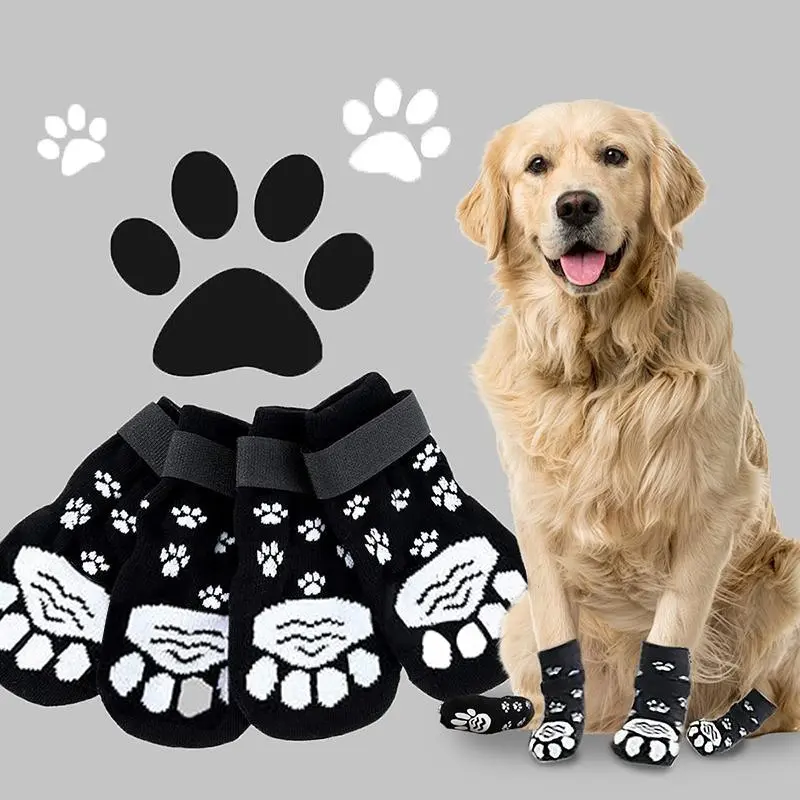 Waterproof Non-Slip Dog Socks, Breathable Pet Shoes Outside, Puppy Shoes, Kitten Shoes for Dogs and Cats, Durable Outdoor Accessories for Small Medium Large Breeds