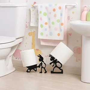 Cute Modern Ant Design Paper Towel Holder, Toilet Paper Holder, Elegant Bathroom Accessory, Bathroom Decor Supplies, Ideal Gift for Home Office Decor, Adds Humor & Style