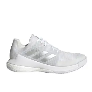 adidas Womens Crazyflight Volleyball Volleyball Sneakers Shoes - White adidas Womens Crazyflight Volleyball Volleyball Sneakers Shoes - White