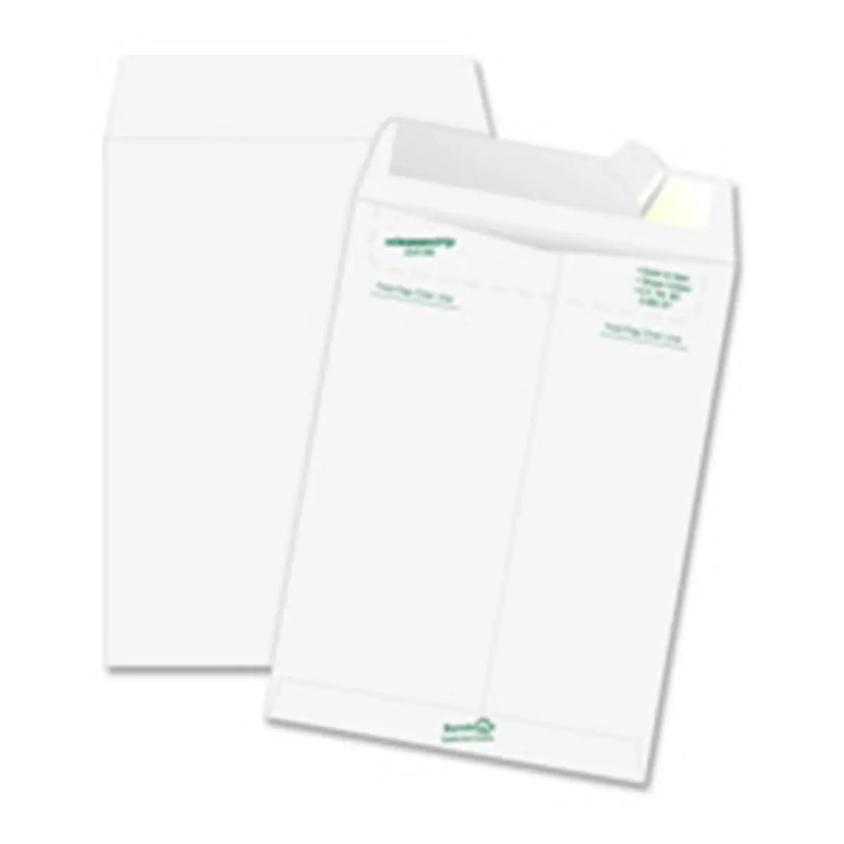 Quality Park Products QUAR1580 Lightweight Moisture-Resistant Tyvek Open-End Envelope - Plain - 10in x13in - White - Convenient Flap-Stik Closure with Patented Release Strip