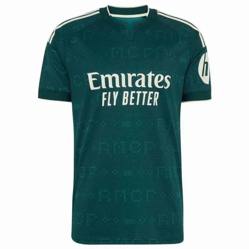 [FULL LOGO] - REAL 2026/27 Away Fan Soccer Jersey - Green Football Shirt for Adults