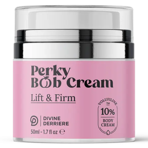 PERKY Bust Cream - Clinically Proven Skin Tightening & Visibly Firming Cream, Chest Lifting Lotion, Body Care with Caffeine body butter Smooth Comfort
