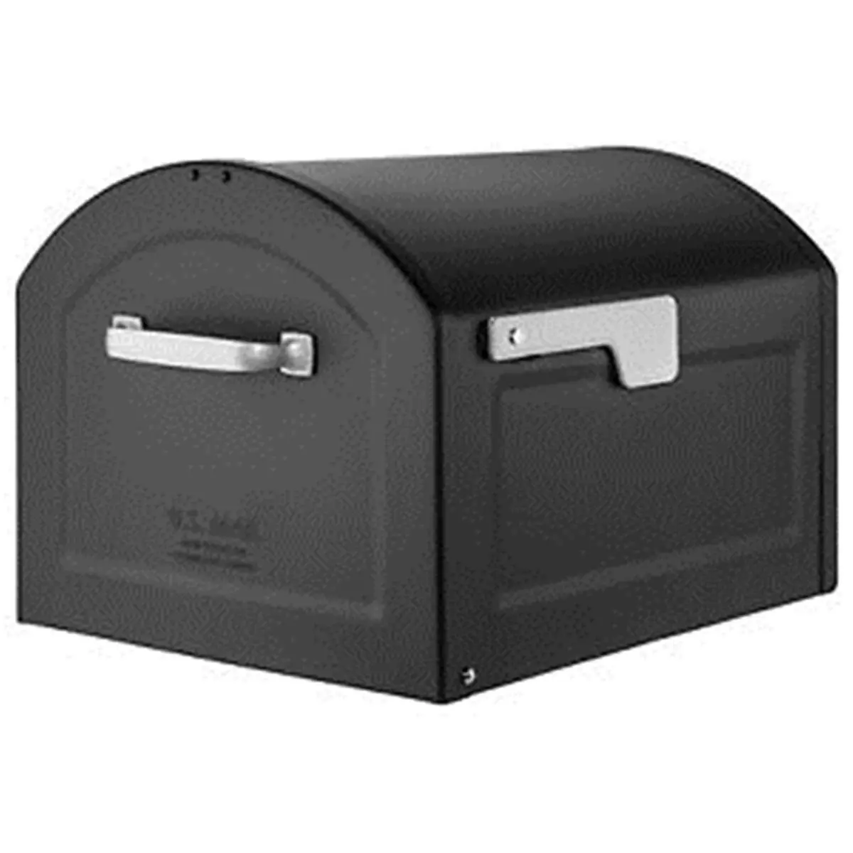 212 MAIN Extra Large Centennial Post-Mount Architectural Mailbox - Black Finish