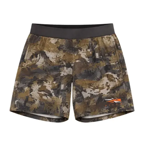 SITKA Digital Honeycomb Camo Shorts | Camouflage Waterfowl Short Pant | Duck Hunting Apparel | Men's Performance Hunting Shorts | Waterfowl Gear | Marsh Camo Shorts | Lightweight Outdoor Shorts | Gift for Him