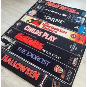 Horror Movie Themed Rug, Nostalgic blanket  birthday gift Comfort Blanket