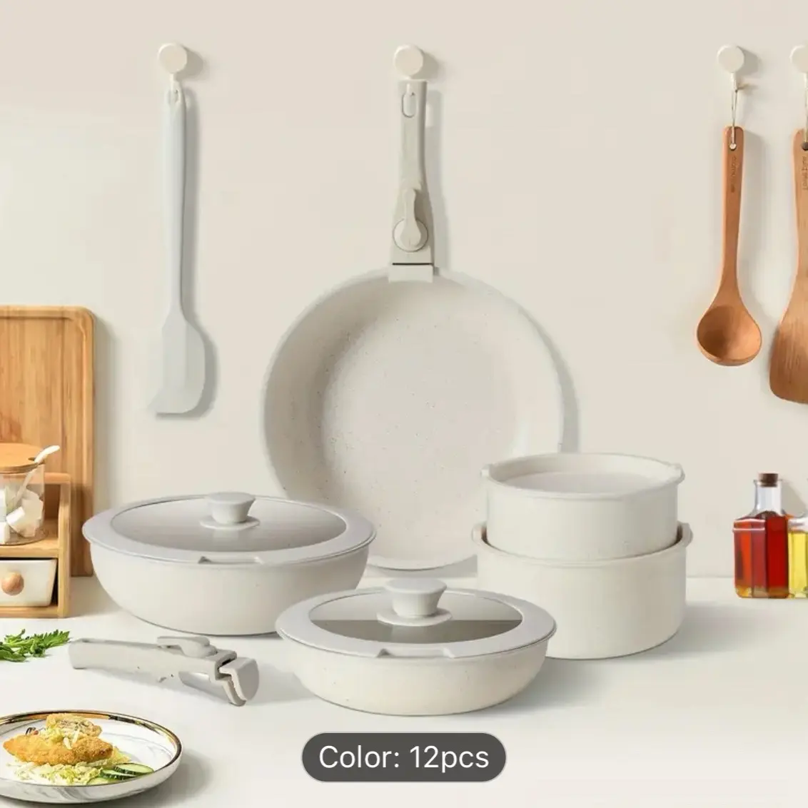 Cookware Pan Set - Essential Kitchen Utensil for Cooking - Pots
