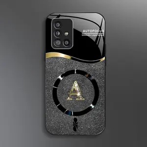 Suitable for [Galaxy A51 5g] high-end MagSafe phone case🥰，Choose from any of the 26 letters， Minimalist, premium design—drop-resistant and fingerprint-proof YM99
