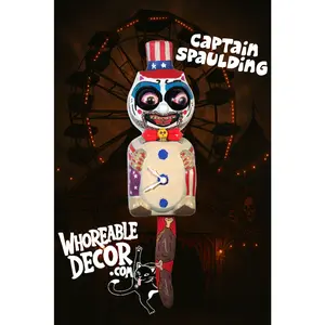 Captain Spaulding - House of 1000 Corpses - Kit Cat Klock