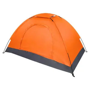 【Outdoorfun】Camping Dome Tent, 1-4 Person Waterproof Windproof Easy Setup Spacious Family Tents with Carry Bag & Rain Fly for Hiking Backpacking Traveling Glamping Beach