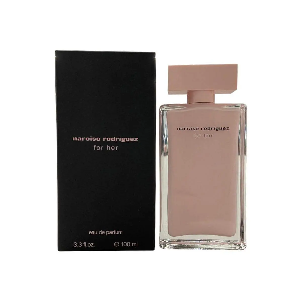 Narciso Rodriguez For Her EDP Elegant Floral Oriental Scent - Rose Infusion, Patchouli Base, 3.3-3.4 oz (3-3.9 fl oz Range), New In Box, Women's Single Fragrance Item, Elegant Fragrance, Floral Oriental Fragrance