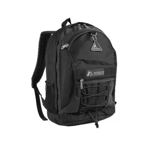 212 MAIN Everest 17 in. 2-Tone Functional Backpack with Mesh Pockets, Key Holder, and Bungee Strap