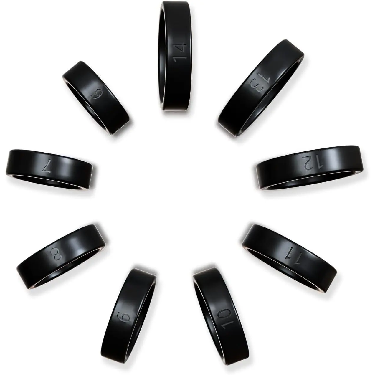 Ring for Women Men,   with / / /Sleep /Step Counting(Only Sizing Kit, 6-14#)