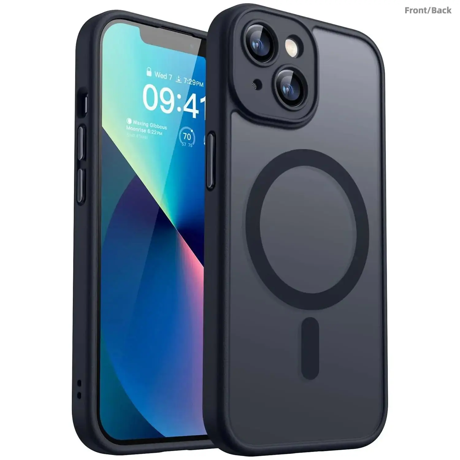 MagSafe Compatible Magnetic Smartphone Cover for iPhone 17,16,15,14,13,12 - Upgraded Translucent Matte Protective Shockproof Casing with Full Camera Protection, Handheld Devices Accessory, Cellphone