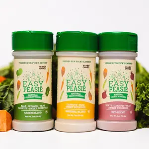 Veggie Powder for Picky Eaters | 3-Pack Shaker Jars (2oz each) | Easy Peasie