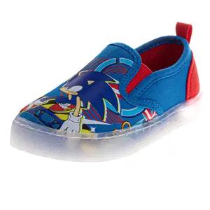Sonic the Hedgehog Boys Light-Up Slip-On Canvas Sneakers (Toddler)