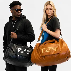 Culture Leather Travel Duffle Bag