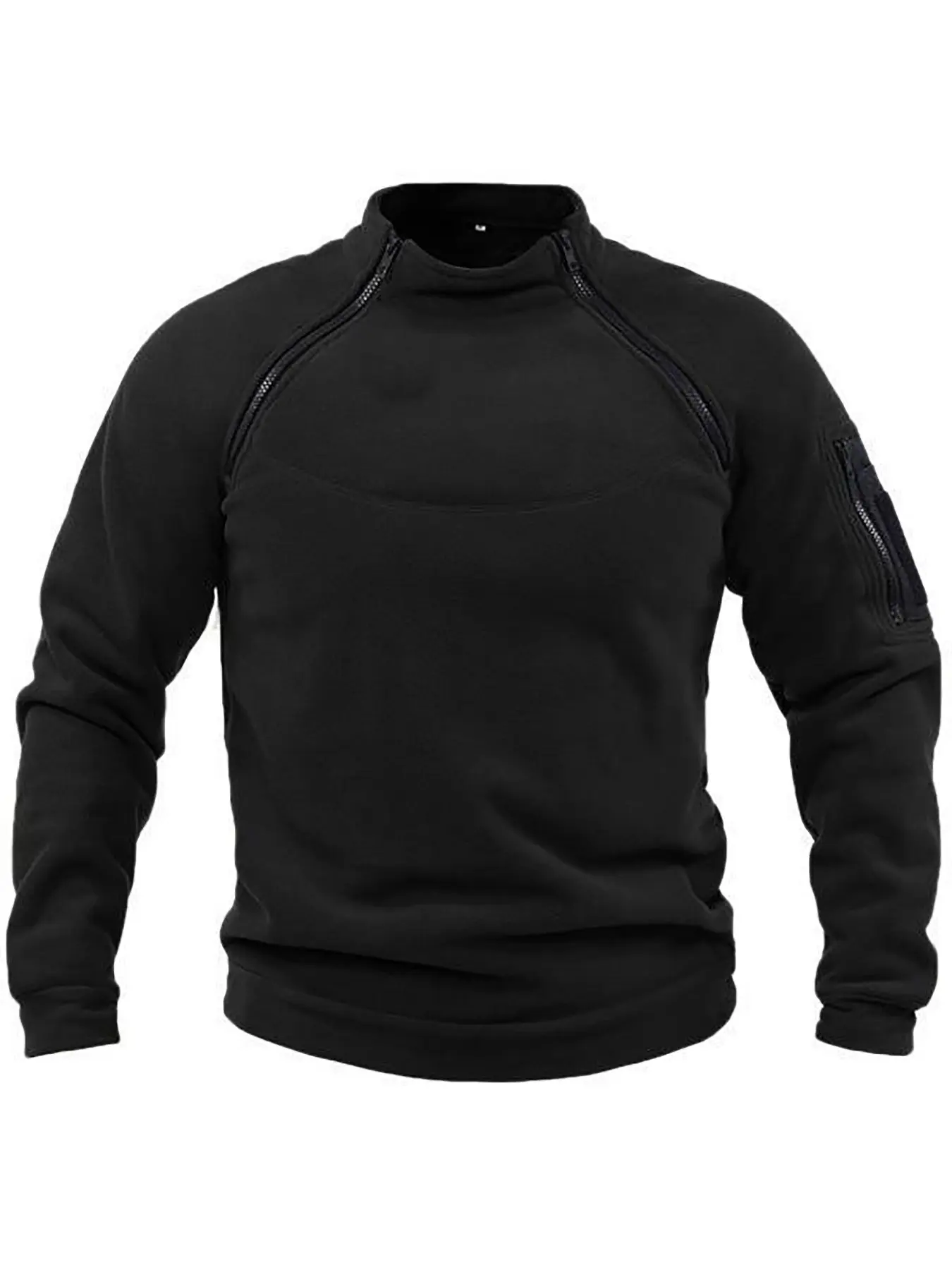 Men's winter hooded fleece sweatshirt, casual long-sleeved pocket button-down Fitted hoodie, suitable for winter wear, fashionable men' daily outfit.