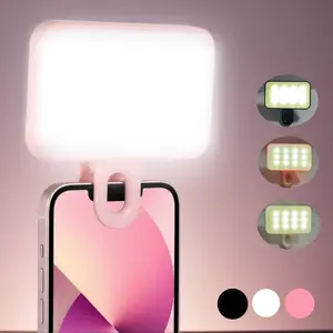 Multifunctional LED Phone Camera Light, Portable Selfie Light, LED Smartphone Light, Cell Phone Light, Compact Design, Suitable for Photography and Video Calls, Energy-Saving LED Lamp