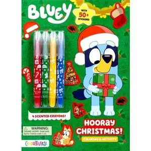 Bluey Colortivity: Hooray Christmas! -- Delaney Foerster, Paperback