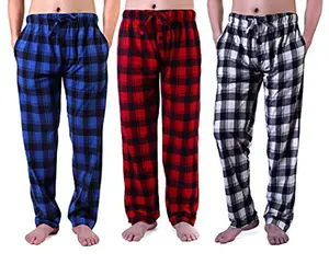 Pajama Lounge Fleece Pants | Men's (3 Pack)