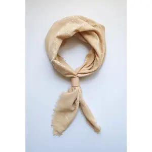 Classic Print Naturally Raw Silk Bandana