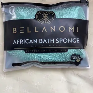 Bellanomi Classic African Exfoliating Net Sponge, Classic Texture Ethically Sourced from Nigeria Body Scrubber