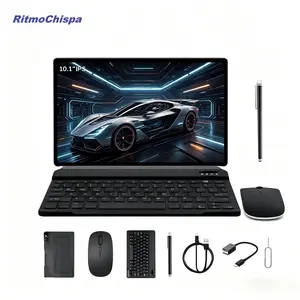 10.1 Inch Screen Android Tablet PC, 3gb RAM, 32GB Storage, Octa-Core Processor, Dual Camera, Includes Keyboard, Case, Mouse, Touch Pen