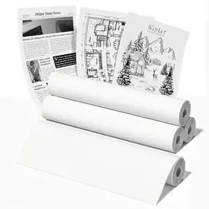 A4 Thermal Printer Paper, Portable Thermal Printer Paper, Office Stationery & Supplies for Home School Office, Drafting Paper, Drawing Paper