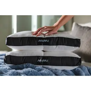 MVMI Pillow - Patented Multi-Chamber Design | No Fluffing, No Flipping | Cooling Pillow for Neck Support - Standard & King.