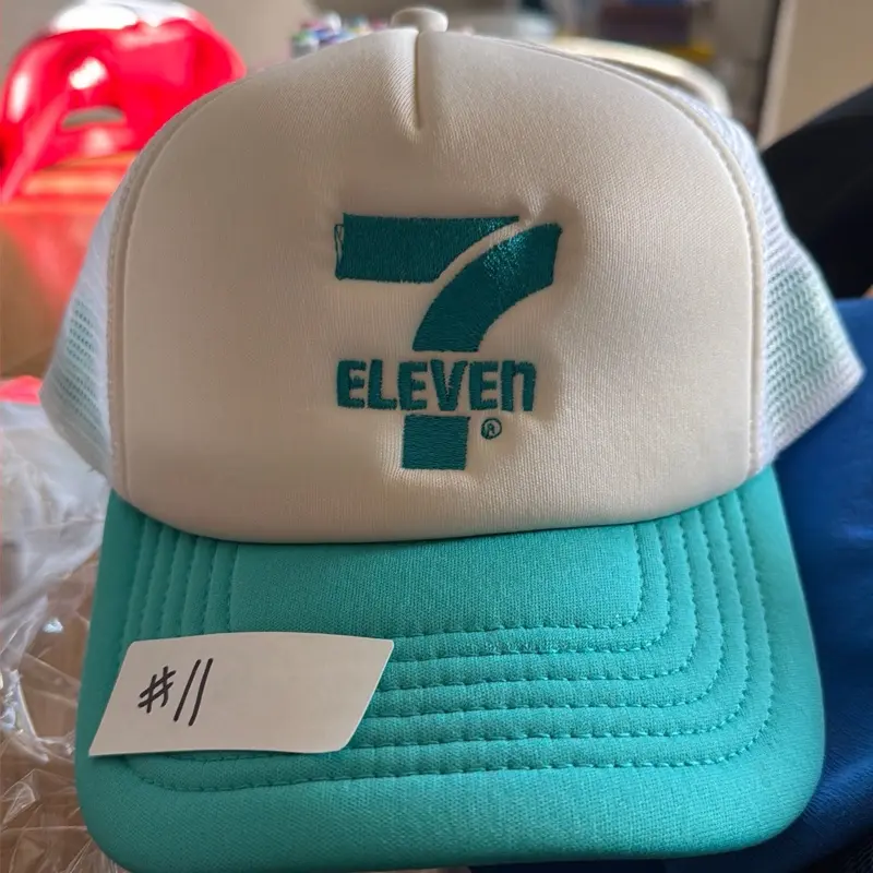Premium foam 7eleven hat with little snag