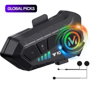 Rechargeable Motorcycle Helmet Speaker, IPX6 Waterproof Helmet Earphone with Automatic Call and Music Control, Compatible with All Helmets, Convenience #GLOBAL PICKS