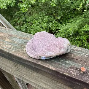 Amethyst Geode (F6) with Agate Layer - Natural Crystal Cluster Specimen