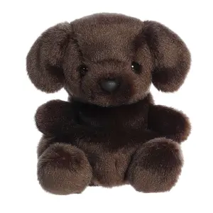 Palm Pals Adorable Sienna Chocolate Lab 5 inch Brown Mini Soft Plush Collectable Stuffed Animal