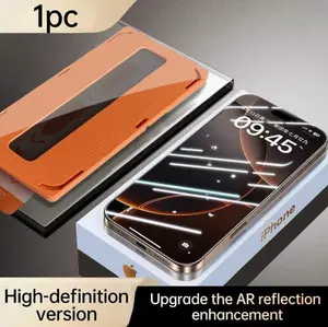 HD Clear Tempered Glass Screen Protector for iPhone 15/16/17 Series with Dust-Free Installation Tool | 9H Hardness Anti-Scratch Bubble-Free Film