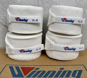 Winning Boxing Hand Wraps Wrist Support for Muay Thai Kickboxing BJJ Karate 100% Cotton Blend with Thumb Loop & Hook and Loop Closure