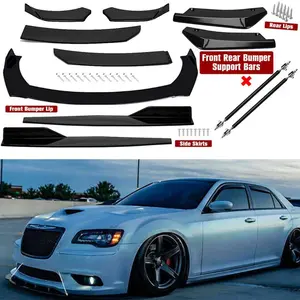 For Toyota Corolla Front Bumper Lip Chin Spoiler Side Skirt Rear Lip Splitter Body Kit Trim Protector