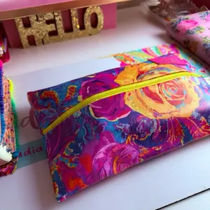 PU paisley roses leather travel case | Prayer Bible and Pen Pouch