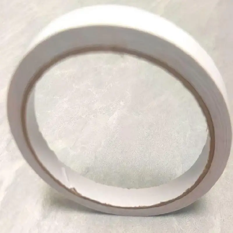 White Double-sided High Adhesion Tape, 1 Roll Portable Hand Tear Viscosity Sticky Tape, Durable Material Office Supplies, Multifunctional Tape for Hom