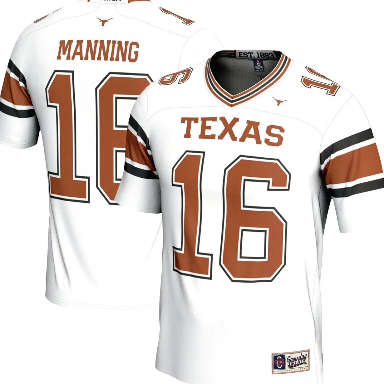 Arch Manning Texas Longhorns GameDay Greats Unisex Football Fashion Jersey - White