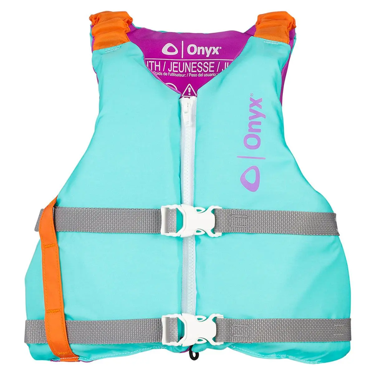 Onyx Outdoor  Youth Universal Paddle Vest, Aqua