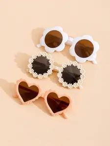 Adorable Fashion Glasses Set, Cute Baby Versatile Frame, 3 Piece Pack, Stylish Kids Eyewear, Perfect for Daily Use