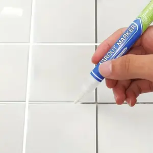 Tile Grout Marker Pen, Waterproof Tile Grout Colorant & Sealer Pen, Grout Marker Repair Pen, Grout Marker Pen for Tile Grout Sealing, Home Improvement Supplies