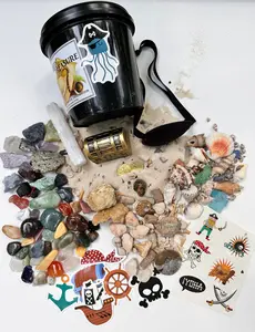 PIRATES BOUNTY NATURAL CRYSTAL MINING BUCKET - HALF GALLON OR GALLON