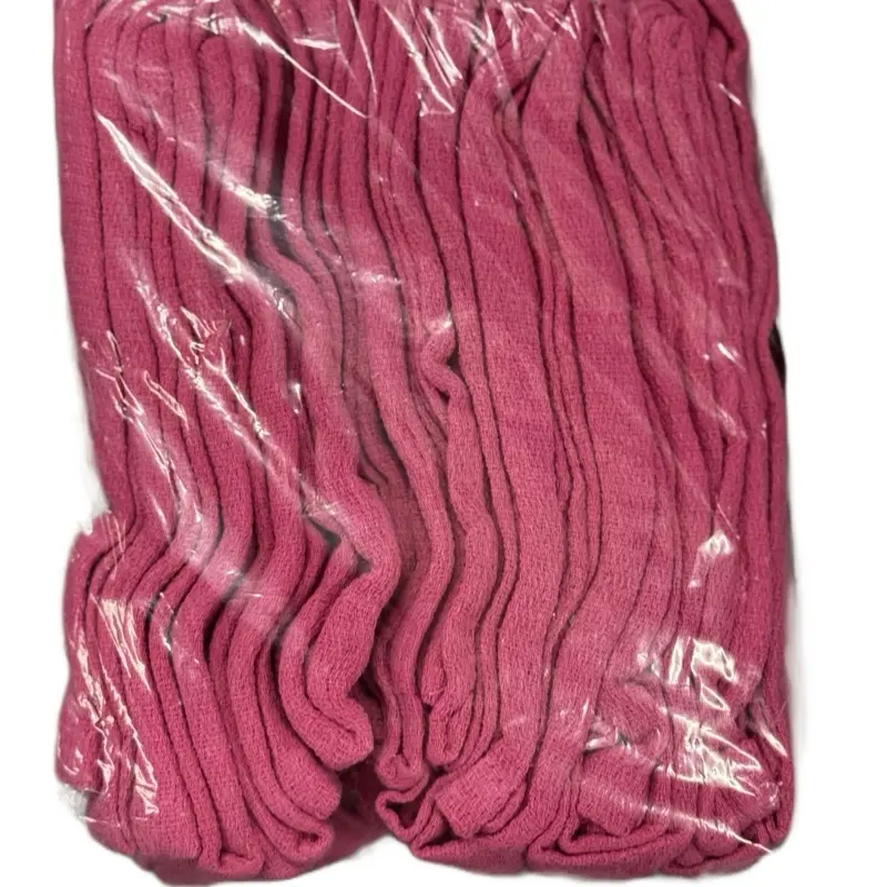 12-Pack 100% Cotton Yarn Huck Weave Reusable Cleaning Towels - Pink, Thick, Absorbent, Long-Lasting Deep Cleaning House Supplies for Glass, Kitchen Surfaces, Drying, Do Not Bleach